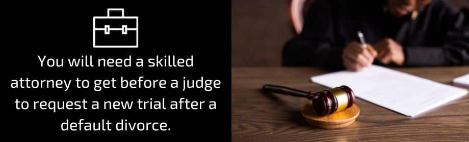 Default Divorce Decree Against