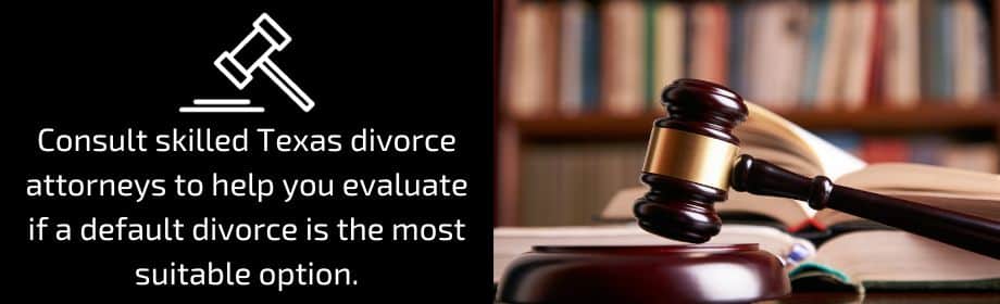 during the proceedings. In default divorce
